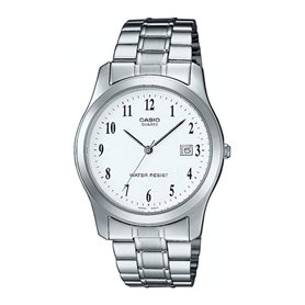 Casio - LTP-1141PA-7BEF - Collection - Montre Femme - Quartz Analogique - Cadran Blanc - Bracelet Acier Argent