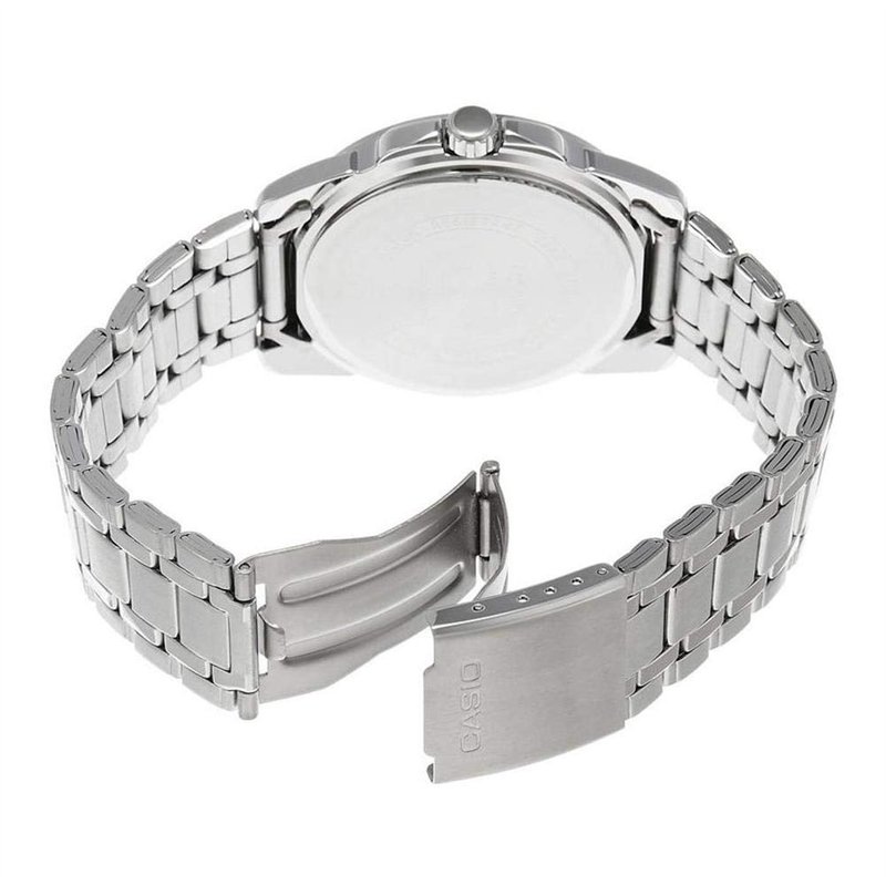 Image secondaire de Casio - LTP-1141PA-7BEF - Collection - Montre Femme - Quartz Analogique - Cadran Blanc - Bracelet Acier Argent