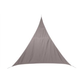 Toile Solaire Voile d'ombrage Triangulaire 4 x 4 x 4 m en Tissu déperlant - Coloris Taupe