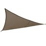 Toile Solaire Voile d'ombrage Triangulaire 4 x 4 x 4 m en Tissu déperlant - Coloris Taupe