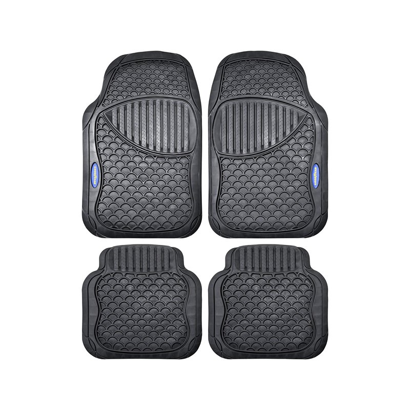 Goodyear Good Year GOD9020 Tapis en Caoutchouc Noir 4 pièces, Nero