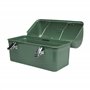 Stanley Classic Lunch Box 9.5L Hammertone Green - Stainless Steel Lunch Box With Handle - Bpa Free Food Container - Can Hold Vac