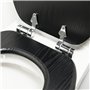 Tiger Abattant WC, Blackwash, MDF, Noir