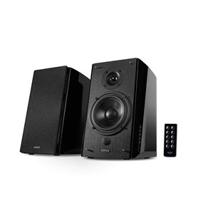 EDIFIER Studio R2000DB - Kit d'enceintes 2.0 Bluetooth (120 Watts) Avec télécommande IR et entrée optique