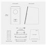 EDIFIER Studio R2000DB - Kit d'enceintes 2.0 Bluetooth (120 Watts) Avec télécommande IR et entrée optique