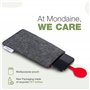 Mondaine Helvetica Bold, Montre Bracelet en Nylon Noir pour Homme et Femme, MH1.B1221.NB, 43 MM.