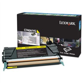 C746A1YG Lexmark C748 Cartouche de toner Jaune