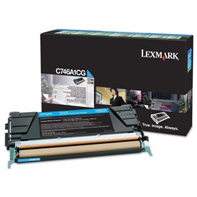 Lexmark Ret. PROGR. Toner CARTR. Cyan C74