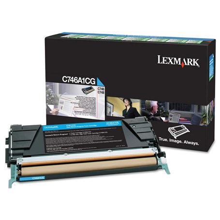 Lexmark Ret. PROGR. Toner CARTR. Cyan C74