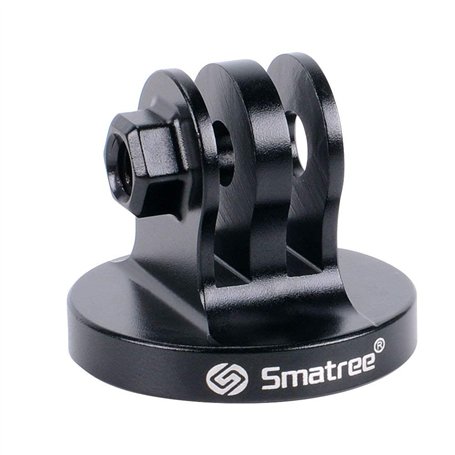 Smatree Adaptateur de trépied en Aluminium pour caméras GoPro Session, GoPro Hero 2018, GoPro Hero Fusion, GoPro Hero 11/10/9/8/