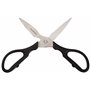 Amazon Basics Inox Ciseaux de cuisine multiusage, 8 inch, Noir