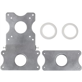 VIVO Kit de Montage VESA pour Apple iMac 21,5" et 27", modèles de Fin 2009 à 2020, Ordinateur à écran LED, Stand-MACB