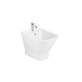 Roca, The Gap,SQUARE Bidet compact attaché au mur sans couvercle Blanc 350 mm x 540 mm x 400 mm A357477000