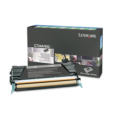 Toner Original LEXMARK C734A1 Negro - C734A1KG [PAG-8000]