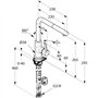 Kludi 408510575 L-INE S Robinet d'évier de Cuisine, Chrome