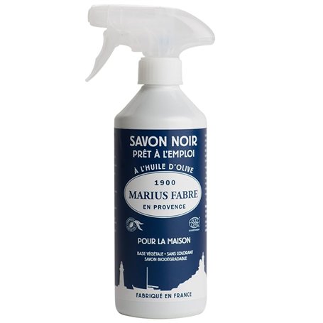 MARIUS FABRE - Savon Noir Liquide à l'Huile d'Olive - Nettoyant Multi-Usages, 100% d'Origine Naturelle - Fabrication Traditionne