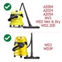 Spares2go Kit de Buse Mini Outil pour Karcher MV2 A2004 A2054 A2024 WD2 WD3 WD3P Les Aspirateurs (Diamètre 35 mm)