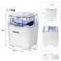 Duronic IM540 Machine à glace et sorbetière électrique | Cube amovible en inox de 1,5 litres | Turbine idéale pour créer des gla