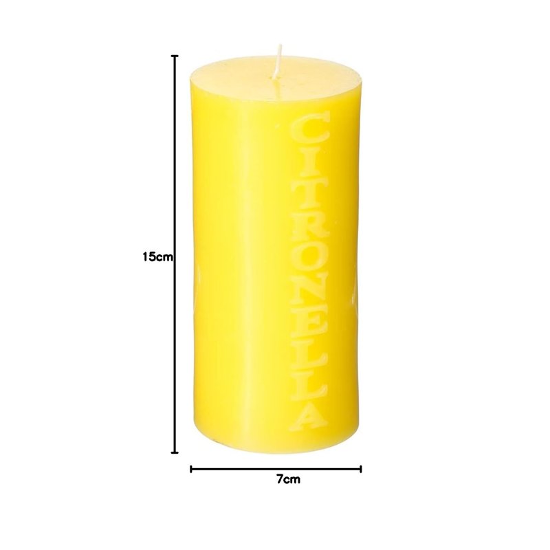 Image secondaire de WERKA PRO - 07329 Bougie Citronnelle Jaune Grand Modèle