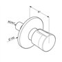 Kludi 528470575 Balance Inverseur 2 Voies, Chrome