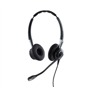 Jabra B2B BIZ 2400 II Duo USB NOUVELLE GENERATION Microsoft Mic. 82 E-STD, Antibruit, Connexion Bluetooth pour téléphone GSM, Ce