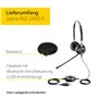 Jabra B2B BIZ 2400 II Duo USB NOUVELLE GENERATION Microsoft Mic. 82 E-STD, Antibruit, Connexion Bluetooth pour téléphone GSM, Ce