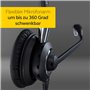 Jabra B2B BIZ 2400 II Duo USB NOUVELLE GENERATION Microsoft Mic. 82 E-STD, Antibruit, Connexion Bluetooth pour téléphone GSM, Ce