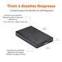 Amazon Basics Rangement pour Orignalline Nespresso avec 1 Tiroir - 50 Capsules Capacité, Noir