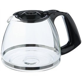 Moulinex Verseuse 1.25L Noire, 15 Tasses, Compatible avec Cafetière Subito, Principio, Delfini Plus, Réveil Café, Accessoire Off