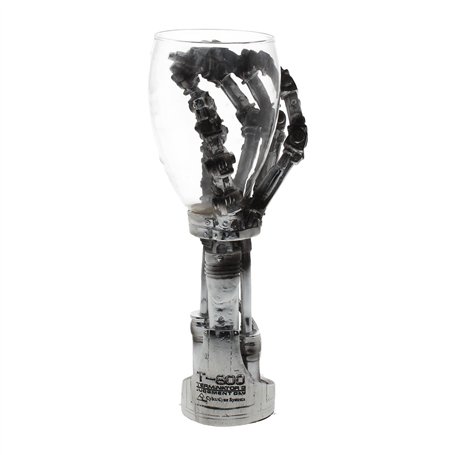 Nemesis Now - Gobelet à Main Terminator Argent 19 cm