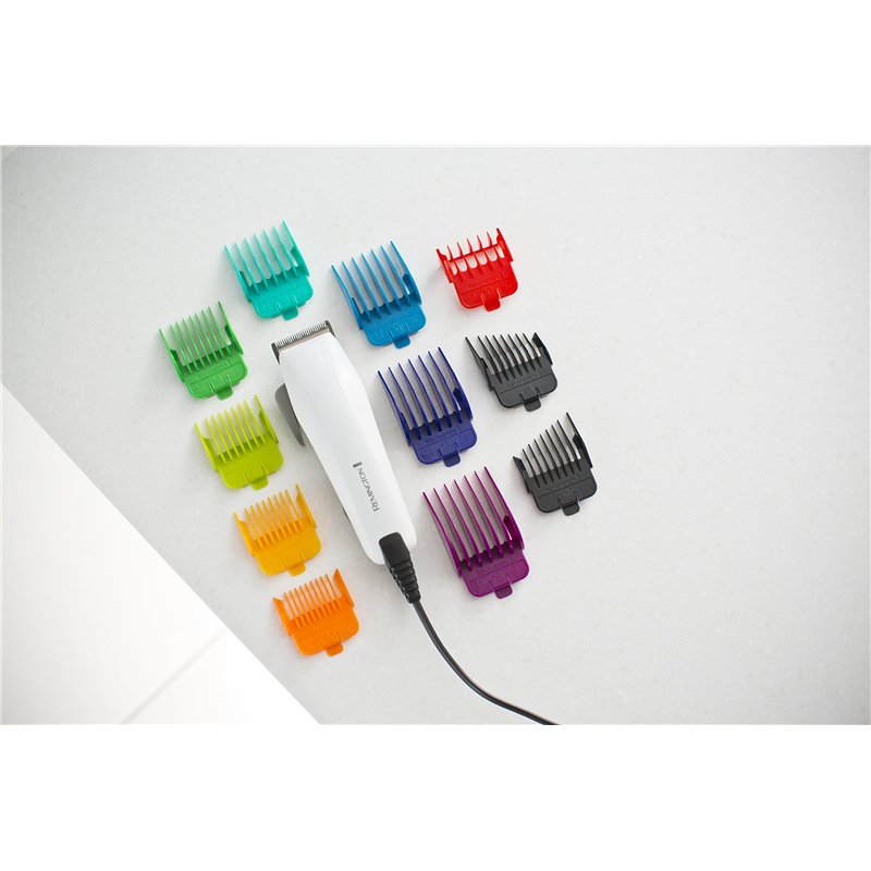 Image secondaire de Remington Tondeuse Cheveux [Idéale Famille] ColorCut (Utilisation Facile, Lames acier inoxydable Auto-Affûtées, Secteur, 11 Sabo