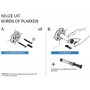 Grohe 40367EN1 | Essentials Support pour Rouleau de Papier Toilet te W/Coque, Nickel Brossé