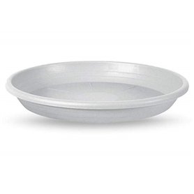 Blim Cylindre Soucoupe, Blanc, 25 cm
