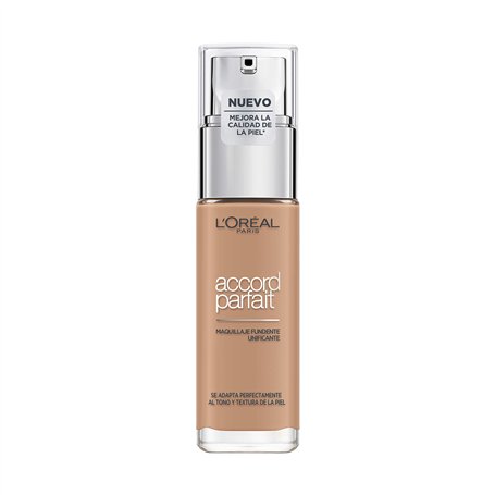 Fond de teint Accord Parfait fluide - l'Oréal - 5D5W Sable doré
