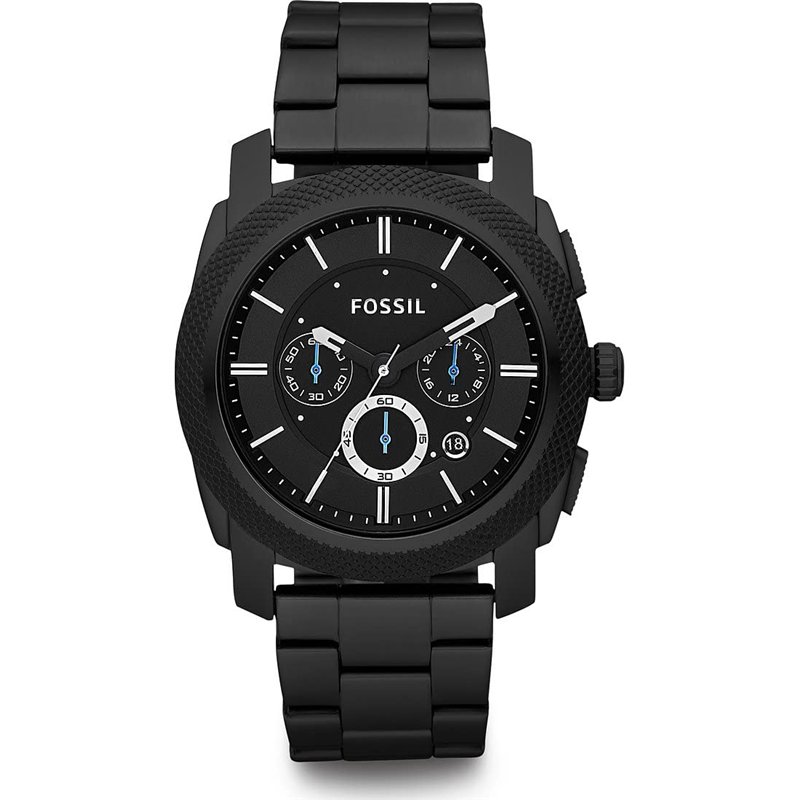 Fossil Machine Montre pour Homme, Mouvement chronographe avec Bracelet en Acier Inoxydable ou en Cuir