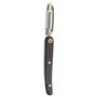 Laguiole Evolution 10050018 Eplucheur Acier Inoxydable/Bois Clair Panache Foncé 23,3 x 2,4 x 1,8 cm