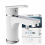 Hoga Alaska Mitigeur de lavabo blanc/chromé, 34710