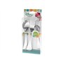 Lulabi Disney Minnie Lot de 3 couverts en acier inoxydable, gris