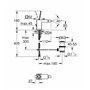 GROHE 23664000 Eurocube Joy Mitigeur pour Bidet avec vidage en S,