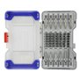 Tivoly 11501570040 Coffret d'Embouts de Vissage , Gris, 25/50mm, Set de 54 Pièces