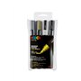 POSCA Set 4 MARQUEURS PC5M Pochette GSW