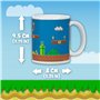 Super Mario Tasse Changeante de Chaleur - Marchandise Officielle, Révèle Écran Niveau Mario avec Boisson Chaude, Cadeau Original