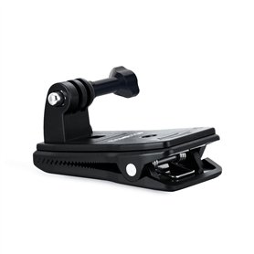 Sametop Pince Sac à Dos Fixation Backpack Accessoires 360 Degrés Rotation Compatible avec GoPro Hero 13 12 11 10 9 8 7 6 5 Sessi