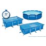 Intex kit Piscine Metal Frame Junior rectangulaire Tubulaire (l) 3,00 x (l) 2,00 x (h) 0,75m