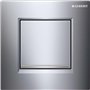 Geberit – Système de chasse Geberit pour urinarios avec portail de chasse pneumatique, poussoir série 30 : chromé brillant/chrom