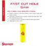 Starrett 63 fch016 – Scie trépan (16 mm) de couleur jaune