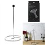 COOK CONCEPT Saveur & Dégustation KV7083 Séchoir À Carafe en Metal Chrome, Acier, Argent