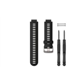 Garmin Bracelet de remplacement Forerunner 735XT Silicone Noir/Gris