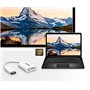 Aten vc965 Adaptateur DisplayPort vers DVI Blanc
