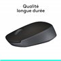 Logitech B170 Souris sans Fil, 2,4 GHz avec Nano-Récepteur, Suivi Optique, Batterie Longue Durée 12 Mois, Ambidextre, Compatible